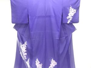 駒絽 花模様訪問着